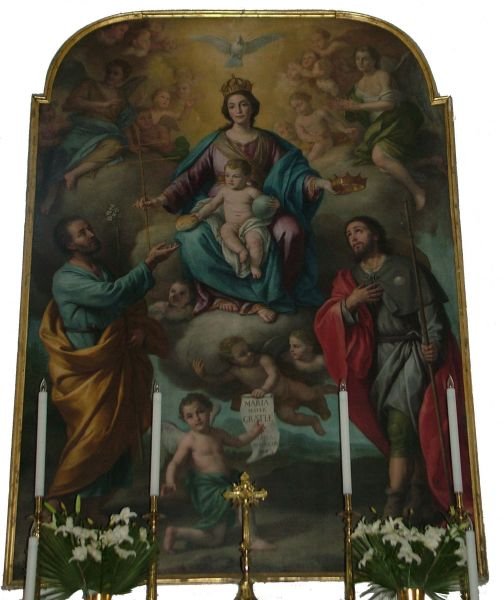 madonna delle grazie con i ss. giuseppe e rocco